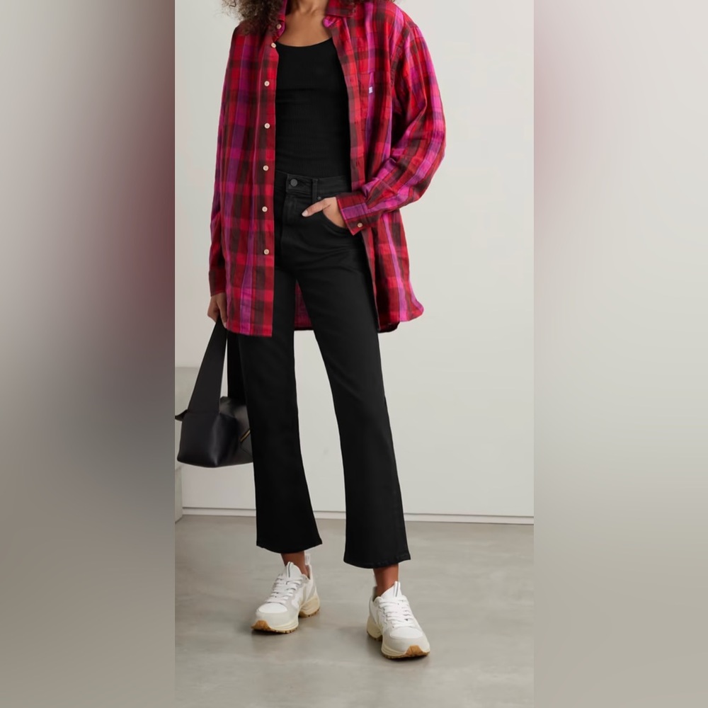 MOTHER RIDER HIGH-RISE STRAIGHT LEG JEANS